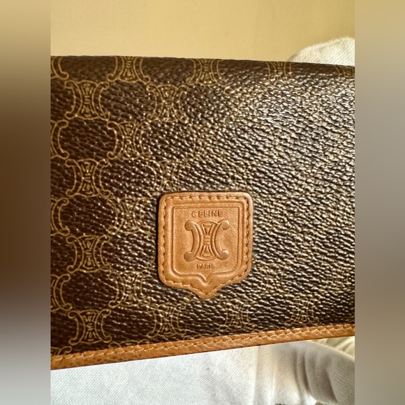 Celine Macadam Bifold Cardholder Wallet - Brown - Picture 3 of 16